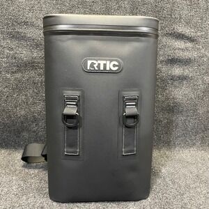 RTIC 15 Can Soft Pack Sling Cooler Black Insulated Shoulder Bag Light Ice Chest